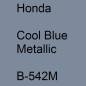 Preview: Honda, Cool Blue Metallic, B-542M.